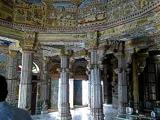 Beautiful paintings on the wall