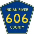 County Road 606 marker