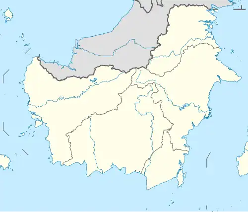 Tarakan is located in Kalimantan