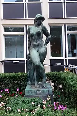 Sculpture "Ingeborg, Danish Girl ", Stockholm Slottspark