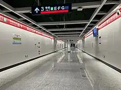 Interchange passage (Line 14 to Line 3)