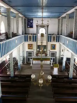 Interior of St. Paul Lutheran, seen from balcony