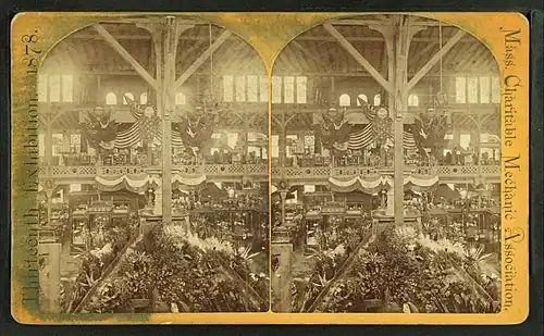 13th MCMA exhibit, Park Square, 1878