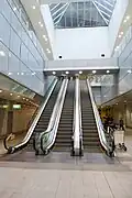 Escalator to airport