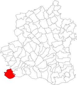 Location in Teleorman County