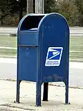 A USPS collection box without a &quot;snorkel&quot;