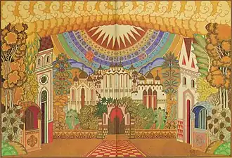 Ivan Bilibin, Tale of the Lost City of Kitezh and the Maiden Fevronia