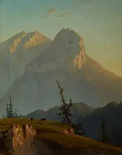 Mount Murań in the Tatra Mountains at Sunrise (1867)