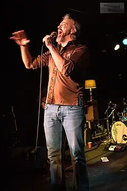 JJ Grey performing in Davenport, Iowa, in 2016