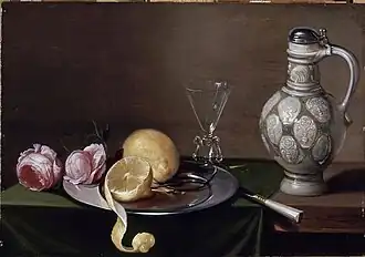 Still life with pitcher, Jacob Foppens van Es, between 1617 and 1666
