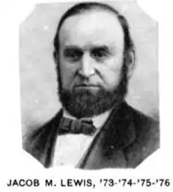 Portrait of Jacob M. Lewis