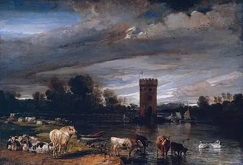 View in Tabley Park, c.1818