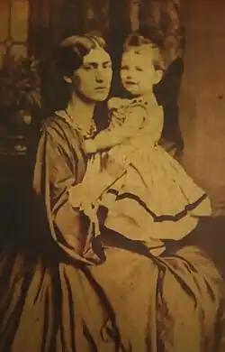 Jane and May Morris, c. 1865