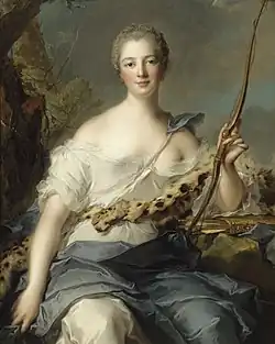 Pompadour dressed as Diana, 1746