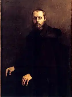 Portrait of Charles Péguy, by Jean-Pierre Laurens, 1908