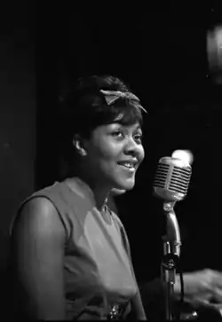 Trevor performing at the Black Horse Pub in 1964; photograph by Thelma Blumberg