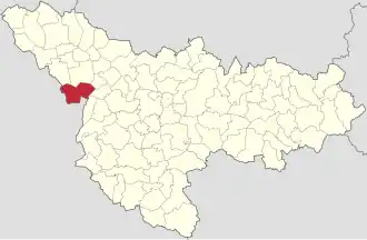 Location in Timiș County