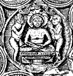 Parsvanatha ayagapata, Mathura art, c. 15 CE