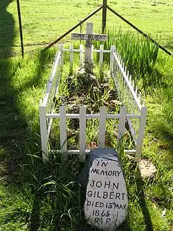 Gilbert's grave near Binalong