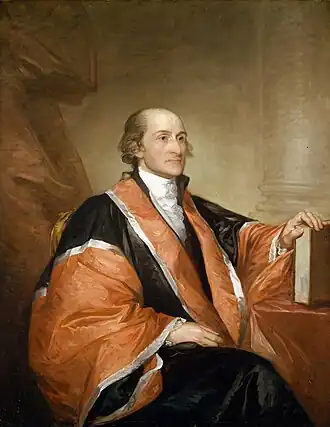 Portrait of John Jay, 1794, First Chief Justice of the United States Supreme Court