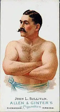 John L. Sullivan (Allen & Ginter's Cigarettes), 1888–1889