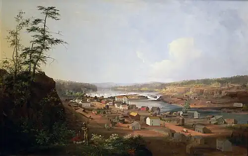 Oregon City on the Willamette River (1850–1852)