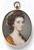 Portrait of Unknown Woman, dated 1780. Victoria & Albert Museum