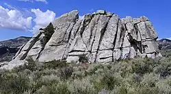 Joints in the Almo Pluton, City of Rocks National Reserve, Idaho.