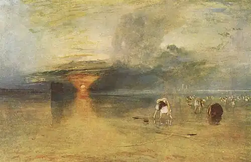 Calais Sands at Low Water by J.M.W. Turner