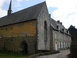 West view of the current priory buildings.