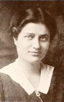 Julia Cox Bryant, from the 1917 yearbook of Vassar College