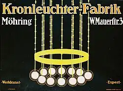 Julius Klinger: Möhring candelabra factory, 1908