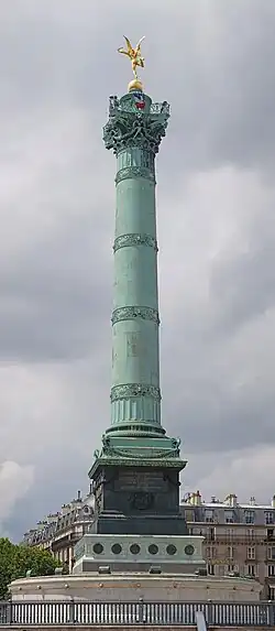 The July Column in the Place de la Bastille (1831–1840) by Joseph-Louis Duc