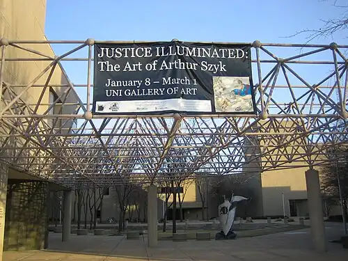 The "Justice Illuminated: The Art of Arthur Szyk" traveling exhibition at the University of Northern Iowa Gallery of Art, 2007