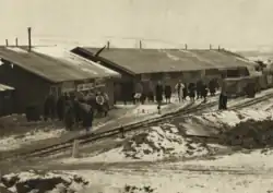 Narrow gauge railway to Austro-Hungarian hospital in Iżykowice, 1914-1918
