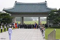 The National Cemetery of Korea, marking the 60th anniversary of the Armistice of the Korean War. 2013