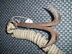 A grappling hook with multiple hooks to increase the chances of catching and anchoring onto a surface or an object