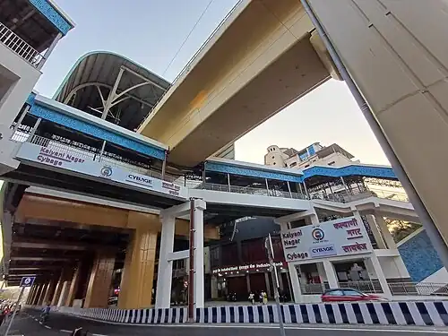 Kalyani Nagar station (Elevated)