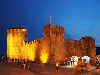 Castle at night