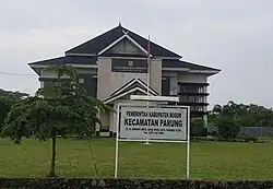 Parung District Office in the village of Warujaya.