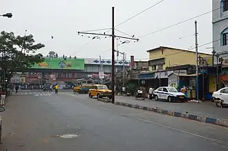 Karl Marx Sarani and D.H Road Junction, Khidirpur