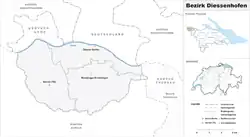 Location of Diessenhofen District