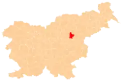 The location of the City Municipality of Celje