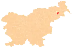 Location of the Municipality of Juršinci in Slovenia