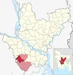 Location of Kashiani