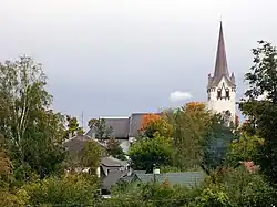 The older part of Keila with the church