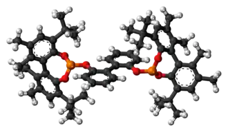 Ball-and-stick model of the kelliphite molecule