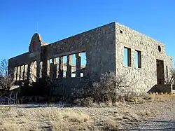 Ruins of Kent Public School, January 2010