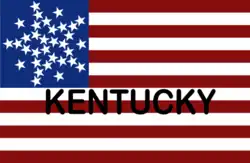 Flag used by Kentucky's delegates at the 1860 Republican National Convention[1]