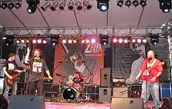 Kimono Draggin' playing at Zappanale 18 in Bad Doberan, Germany in 2007.